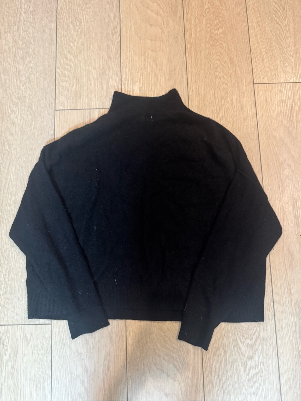 Pilcro Mock Neck Turtleneck Sweater - 100% cashmere
